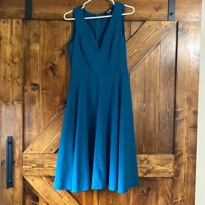 Lulus teal midi dress size Medium